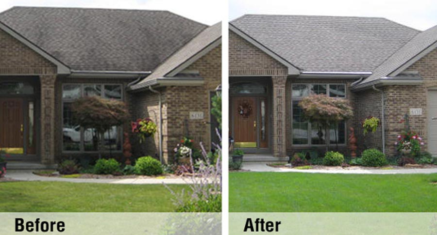 roof streak removal fort wayne