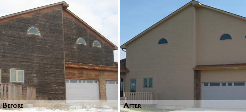 siding before after